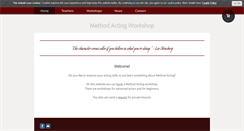 Desktop Screenshot of methodactingworkshop.com